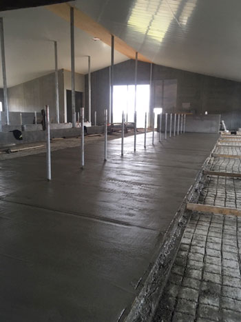 Photo of Dairy Barn Concrete Work